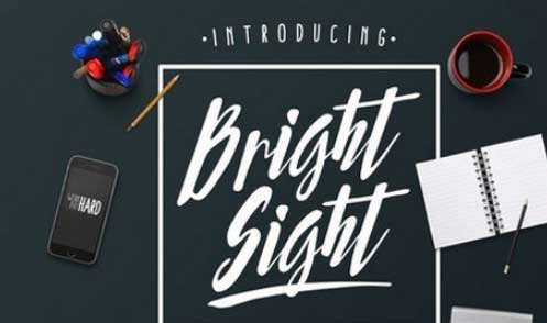 Bright Sight - 2 fonts
