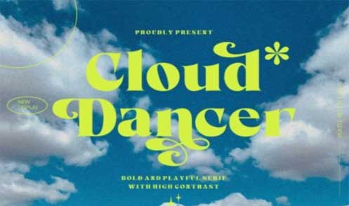 Cloud Dancer Font
