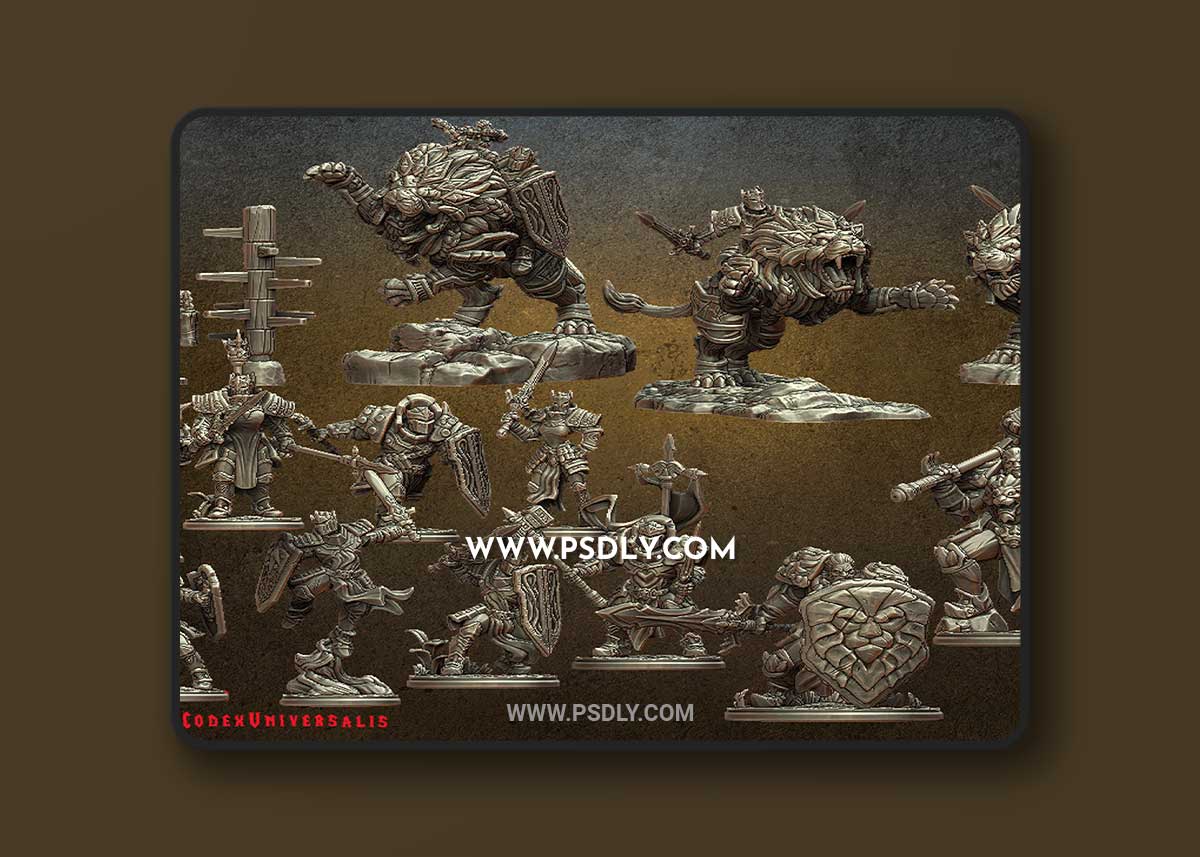 Codex Universalis - Black Lion Knighthood 3D