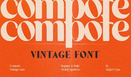 Compote Font Family
