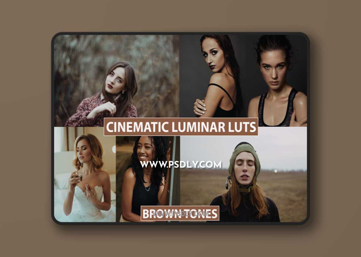 CreativeMarket - Cinematic Brown Tones Luminar LUTs 7398248