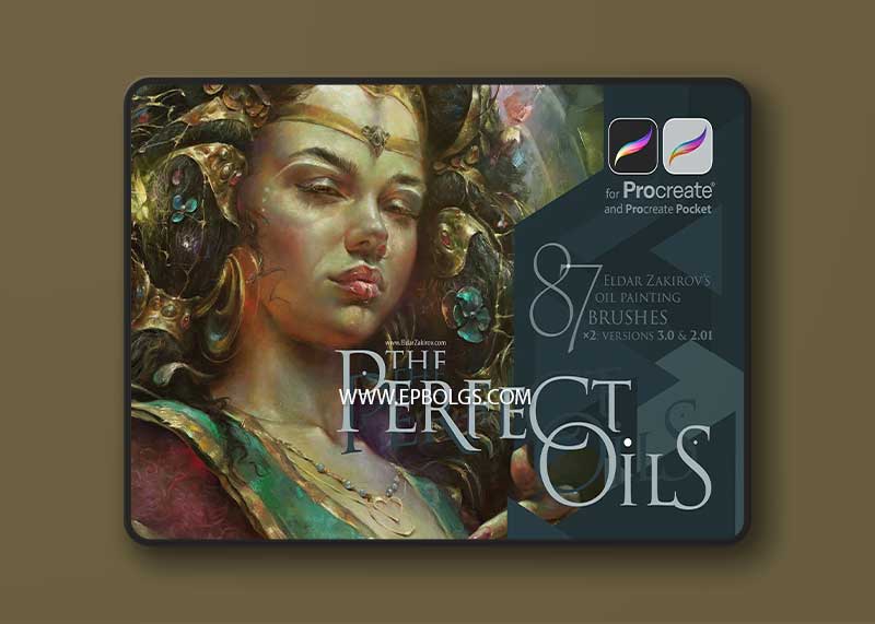 CreativeMarket - Perfect OILS: 87+ brushes 4PROCREATE 6441075