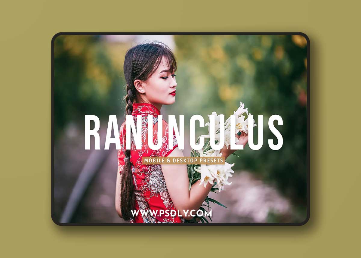 CreativeMarket - Ranunculus Pro Lightroom Presets 7387215