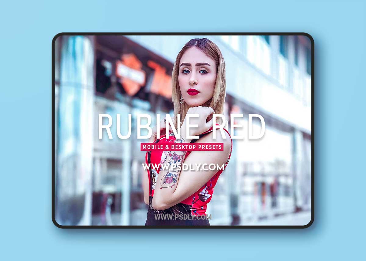 CreativeMarket - Rubine Red Pro Lightroom Presets 7387221