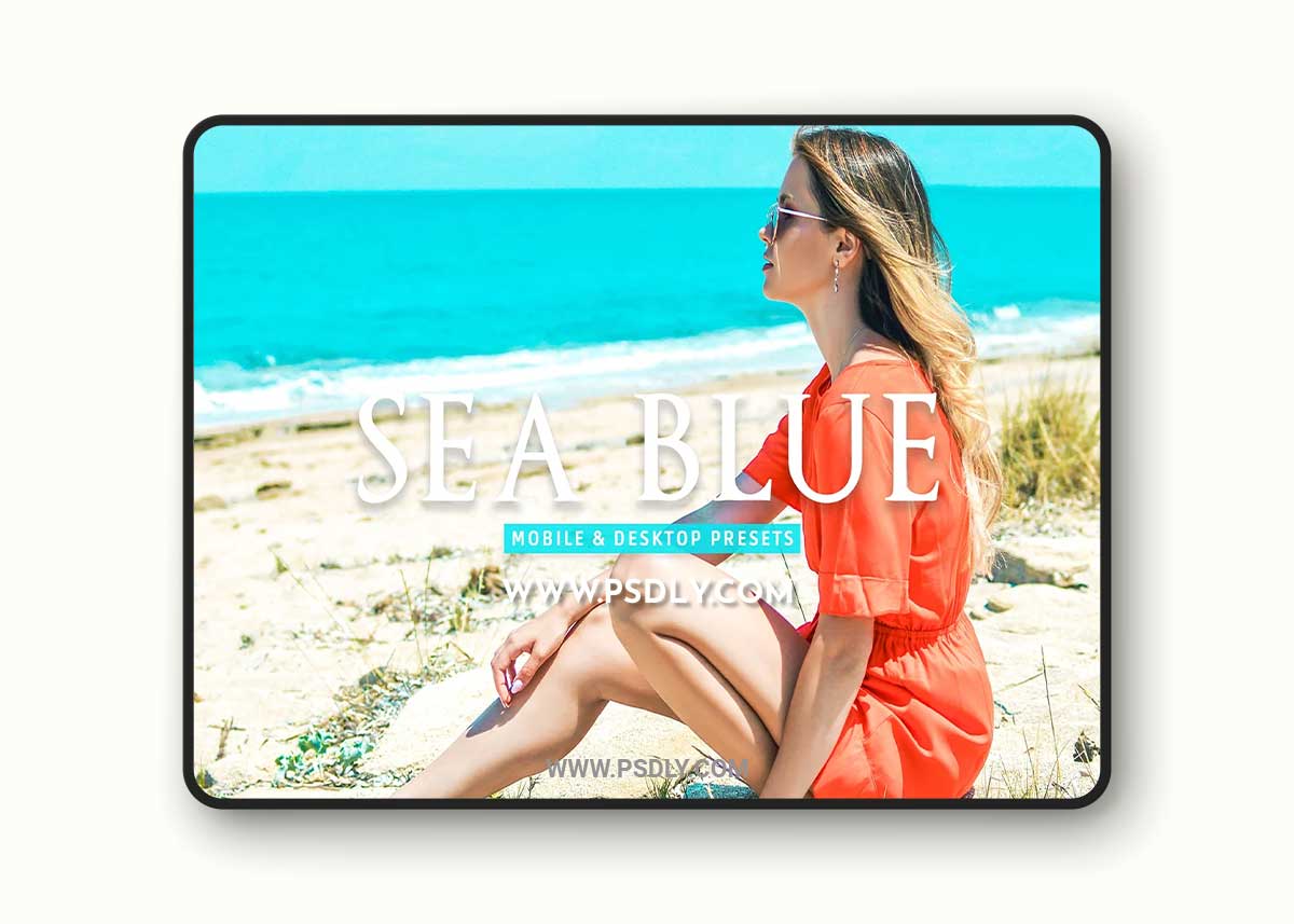 CreativeMarket - Sea Blue Pro Lightroom Presets 7387226
