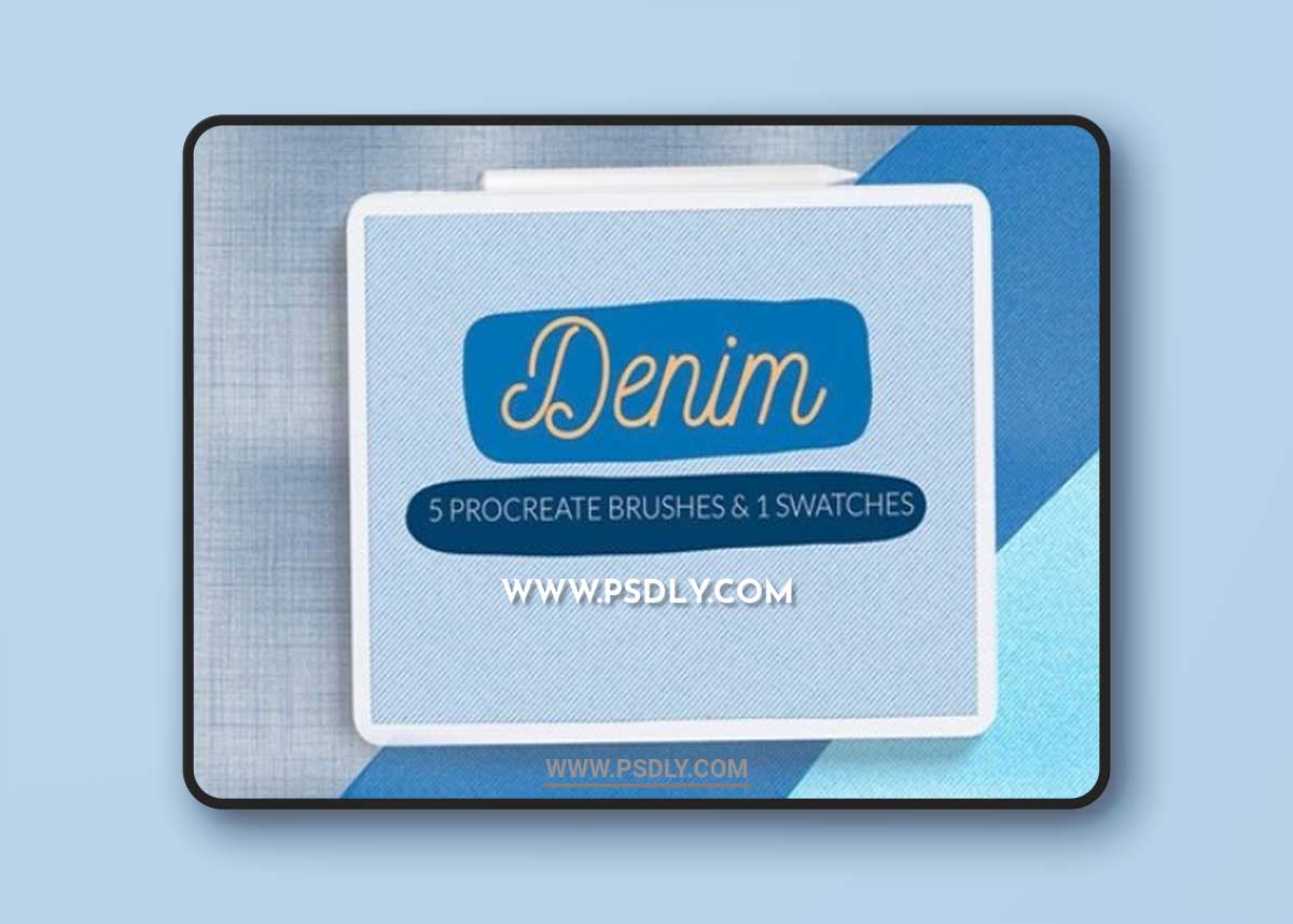 Denim Brushes Texture. Fabric Jeans Background BS332GR