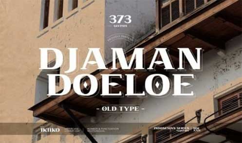 Djaman Doeloe Font