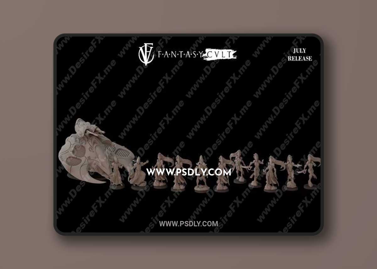 Fantasy Cult Miniatures July 2022 3D Model