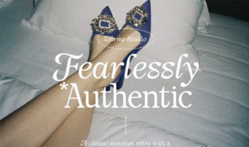 Fearlessly Authentic Font