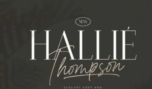 Hallie Thompson Font