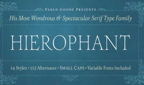 Hierophant Font Family