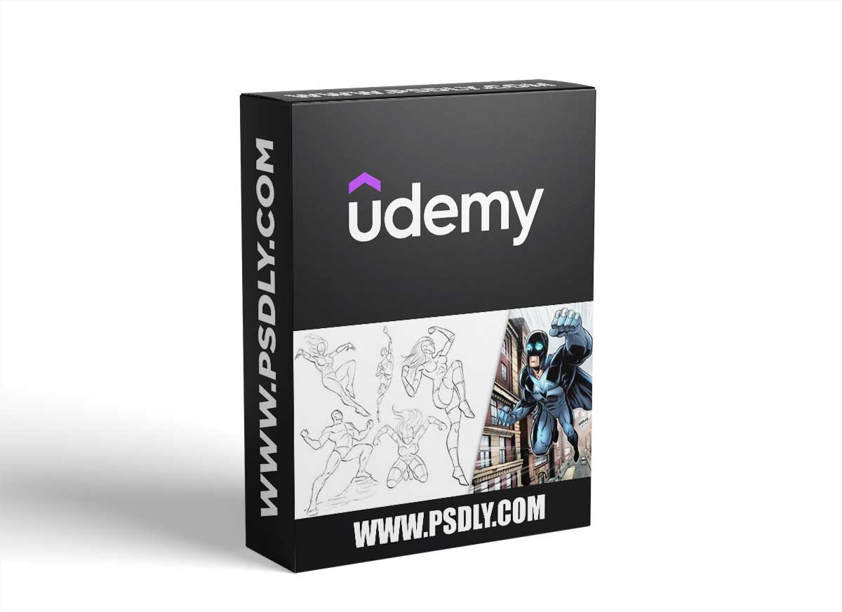 How To Draw Dynamic Comic Book Superheroes - Start To Finish