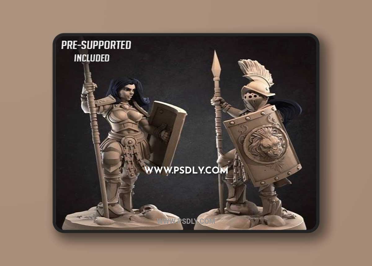 Kalista the Gladiator 3D Model