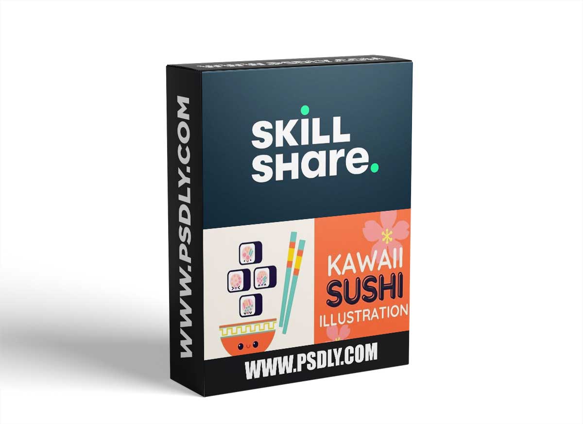 Let's Draw a Cute Kawaii Sushi Set Illustration | Procreate