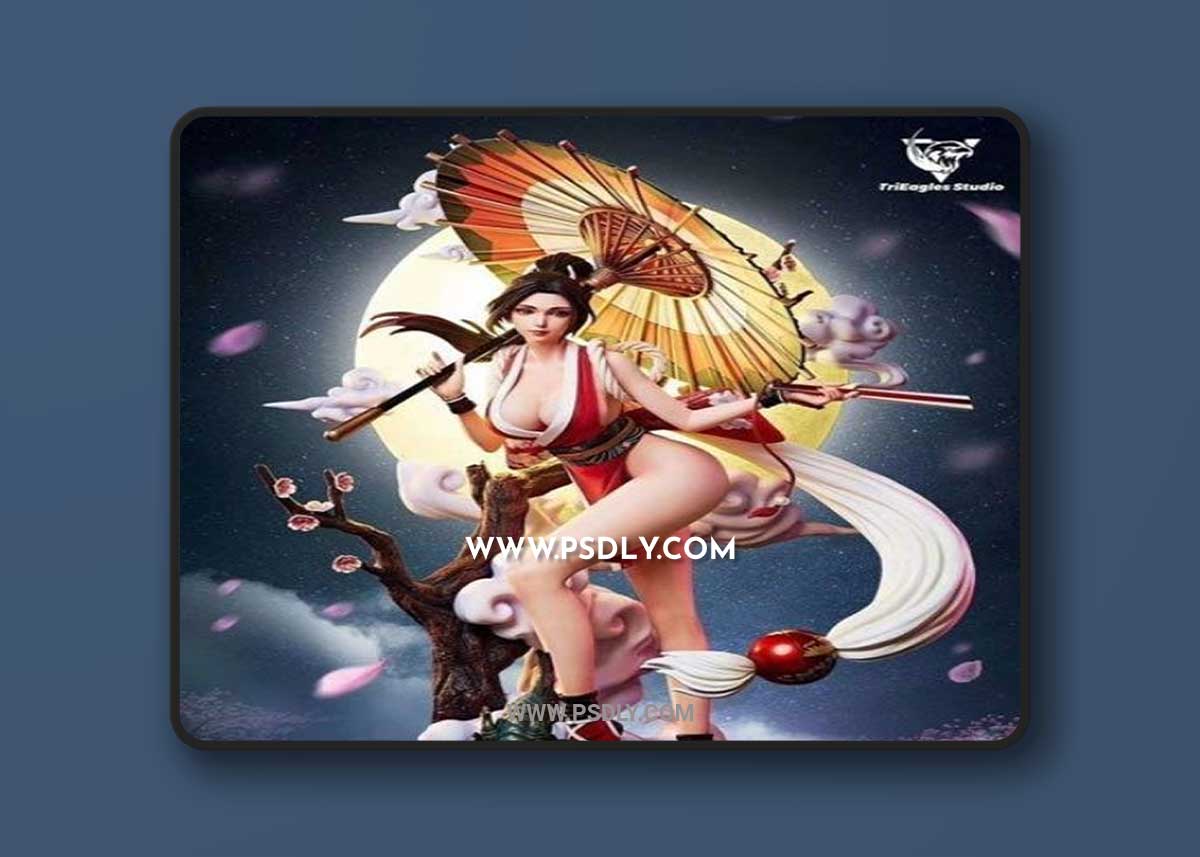 Mai Shiranui - The King of Fighters 3D Print