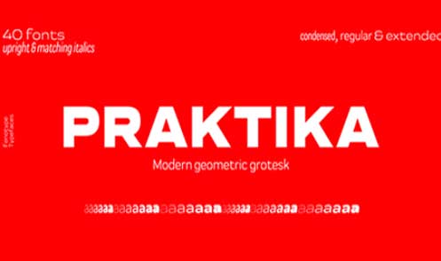 Praktika Font Family