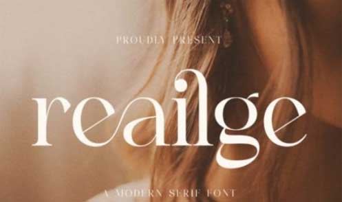 Reailge Font