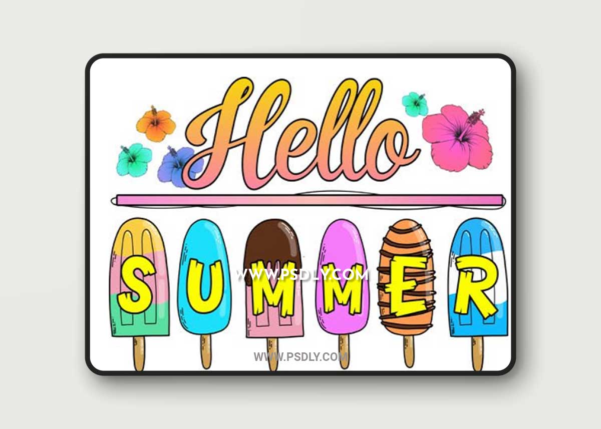 Retro Vintage Summer PNG Sublimation Bundle