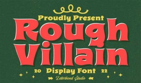 Rough Villain Font
