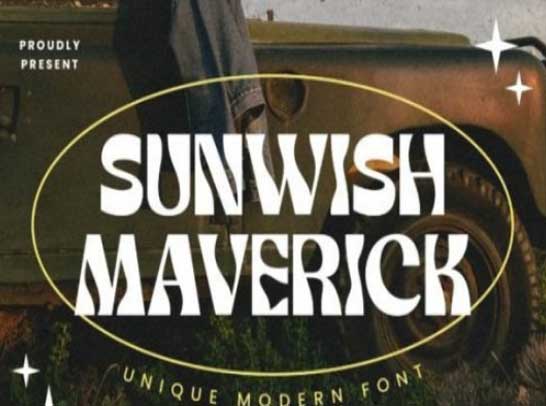 Sunwish Maverick Font