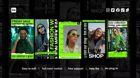 Videohive Abstract Instagram Stories 38874055