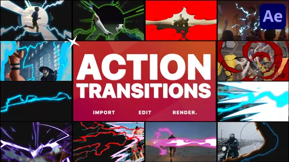Videohive Action Transitions | After Effects 38506835