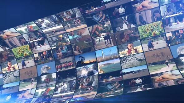 Videohive Bent Video Wall Intro Pack 38880830