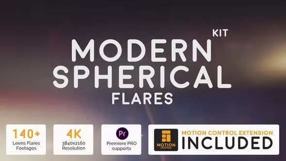 Videohive Modern Spherical Flares Kit 25603713