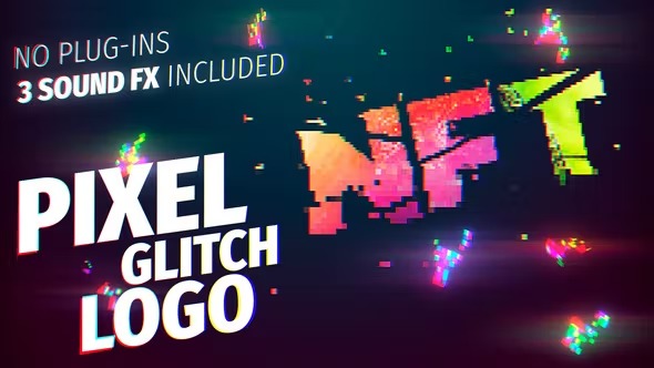 Videohive Pixel Glitch Logo 38931632