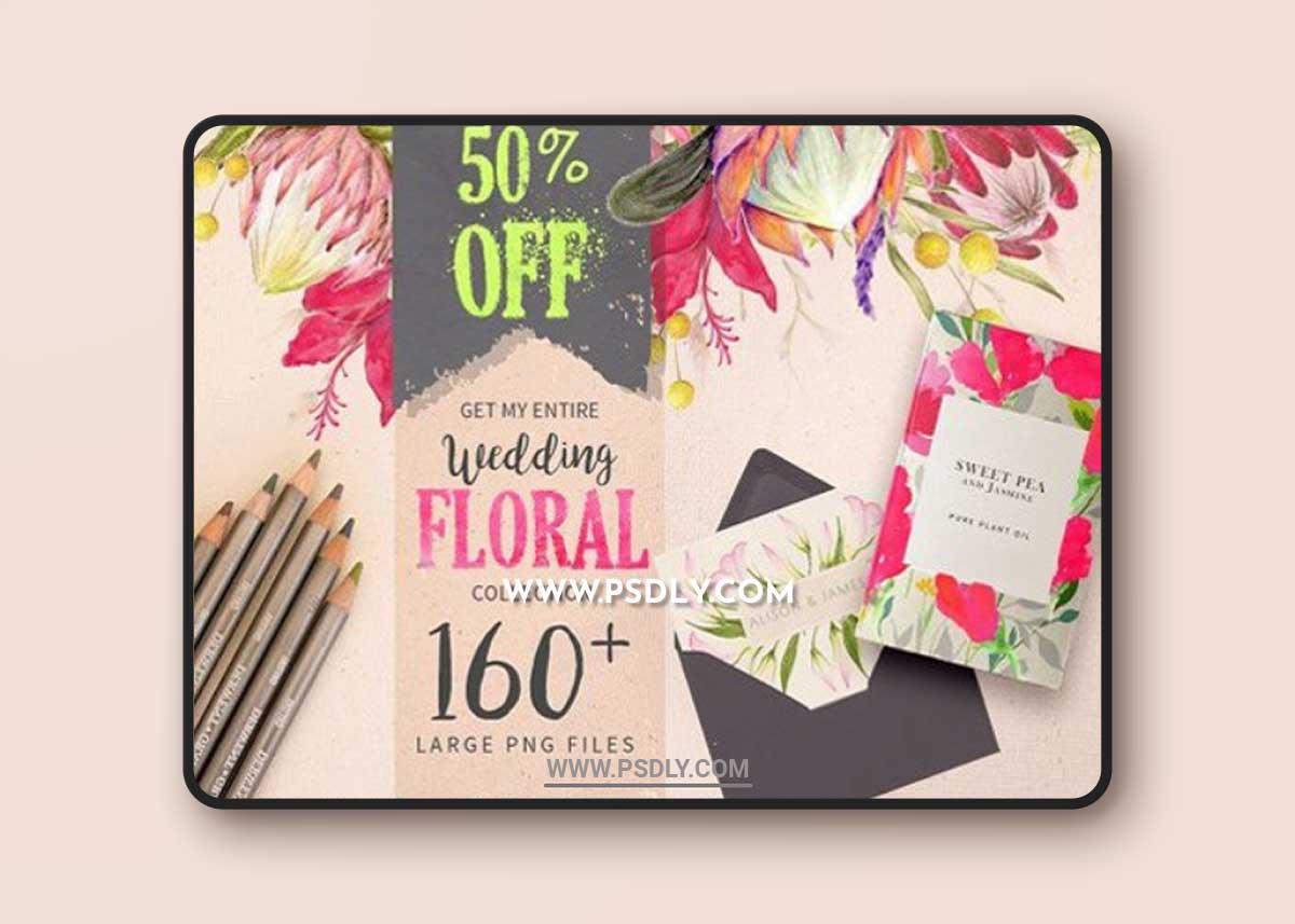 Watercolor Floral Bundle