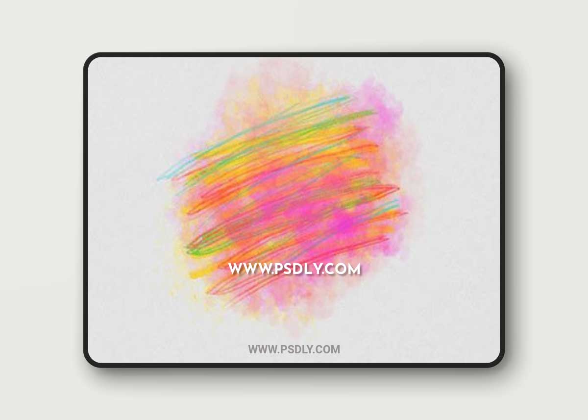 Watercolor Splash - 10 Hand-painted PNG Templates
