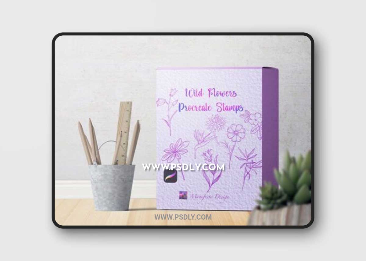 Wild Flower Stamps Procreate Bundle V 4