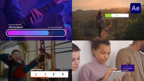 Videohive Progress Bars and Loaders 38440135