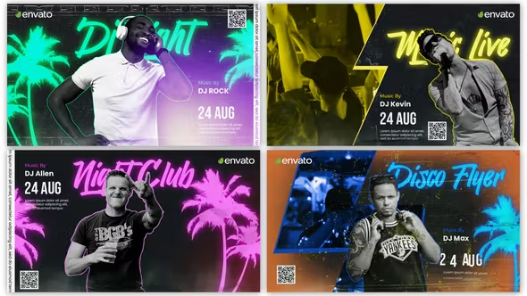 Videohive Dj Night Slideshow Opener 38557823