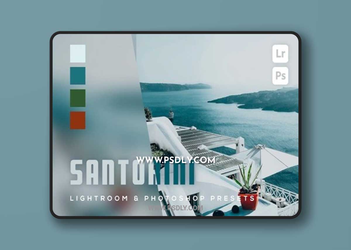 7 Santoirini Lightroom and Photoshop Presets GJS5VF5