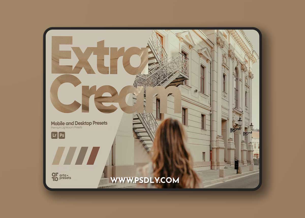 ARTA - Extra Cream Presets for Lightroom RST6CUN