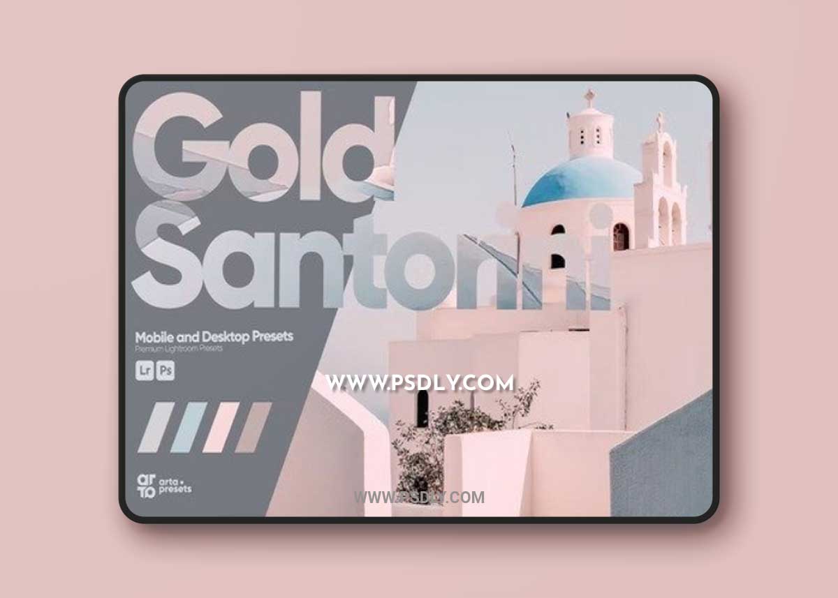 ARTA - Gold Santorini Presets for Lightroom