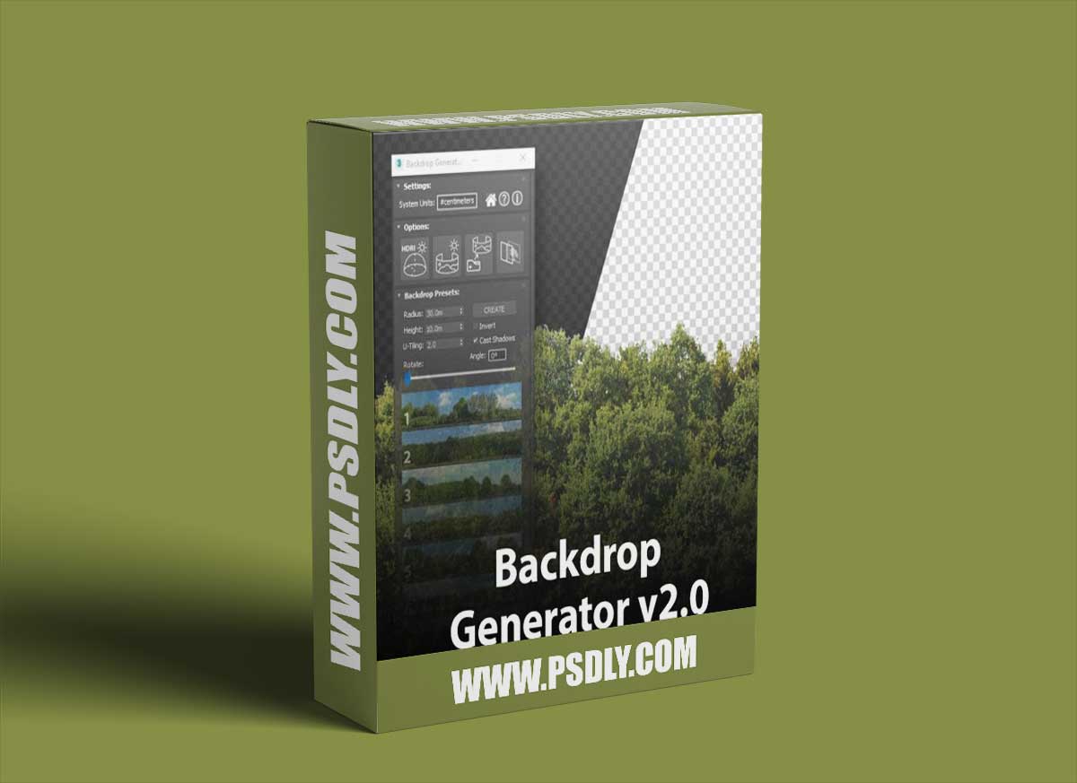 ArchvizTools Backdrop Generator 2.0 for 3ds max