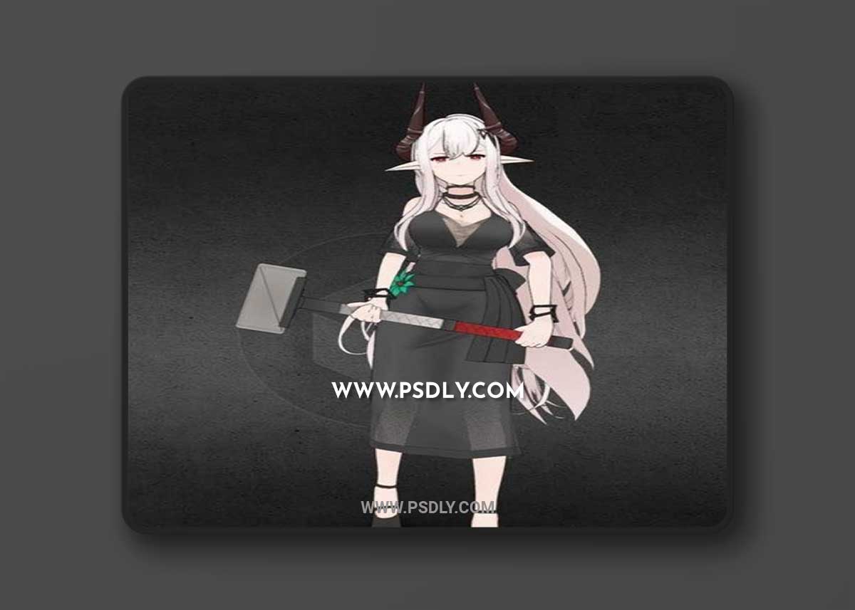 Arknights - Mudrock, Ambient Synthesia 3D Print