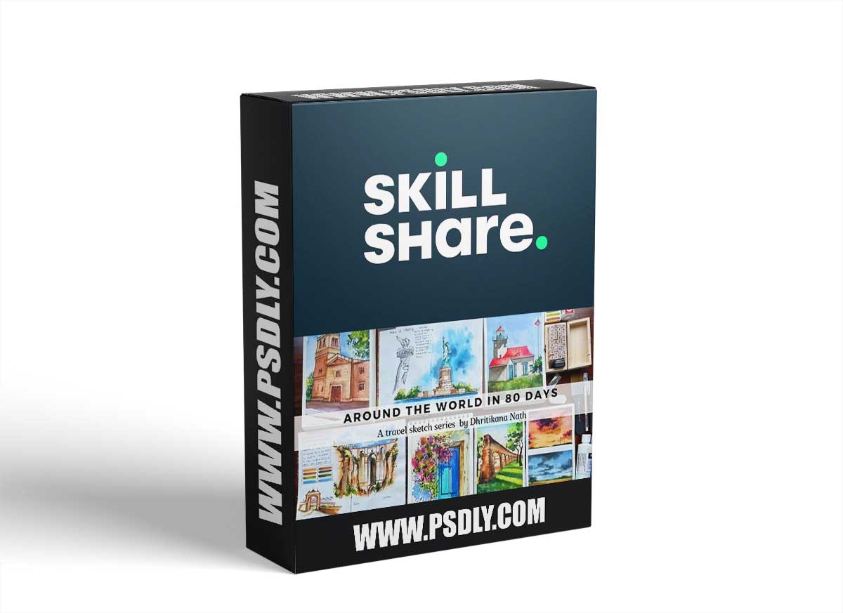 Around the World in 80 days - A Travel Sketch Series