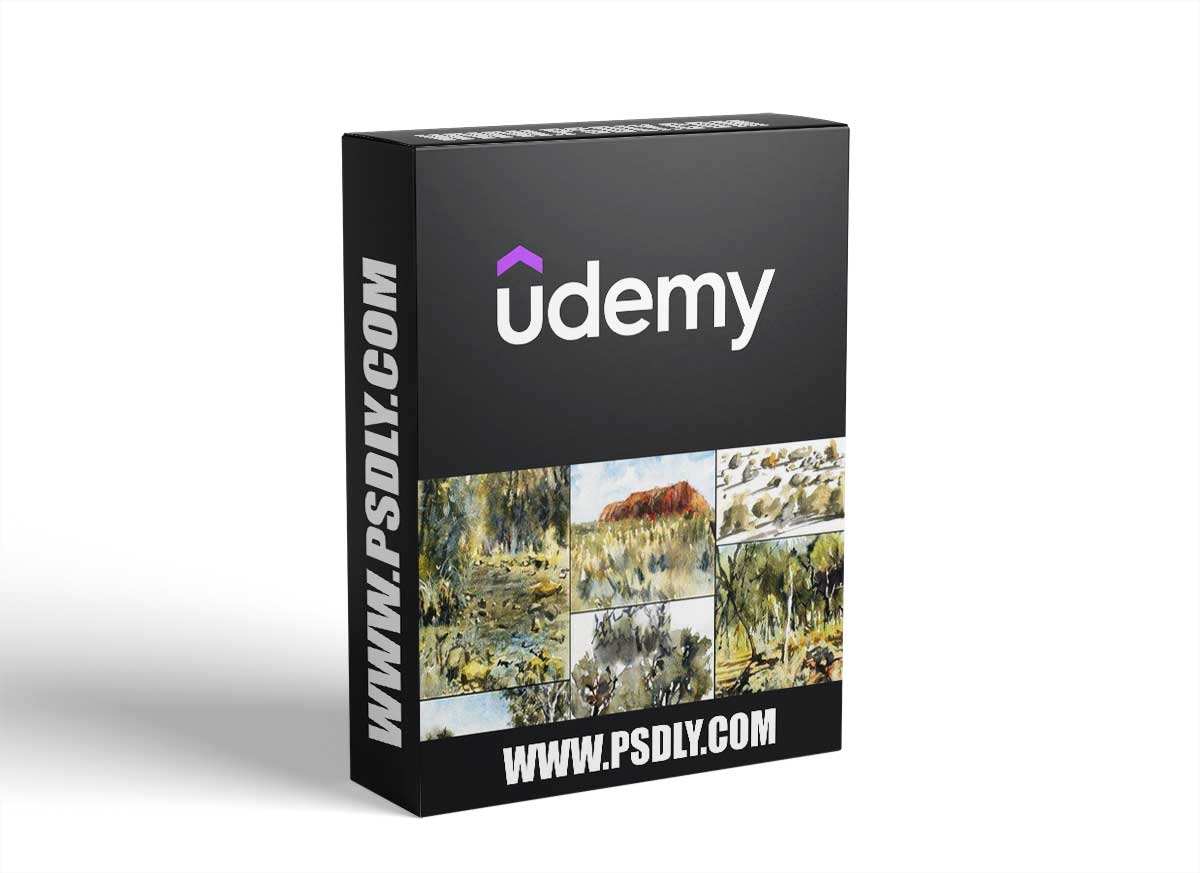 Australian Watercolor Landscapes Simplified