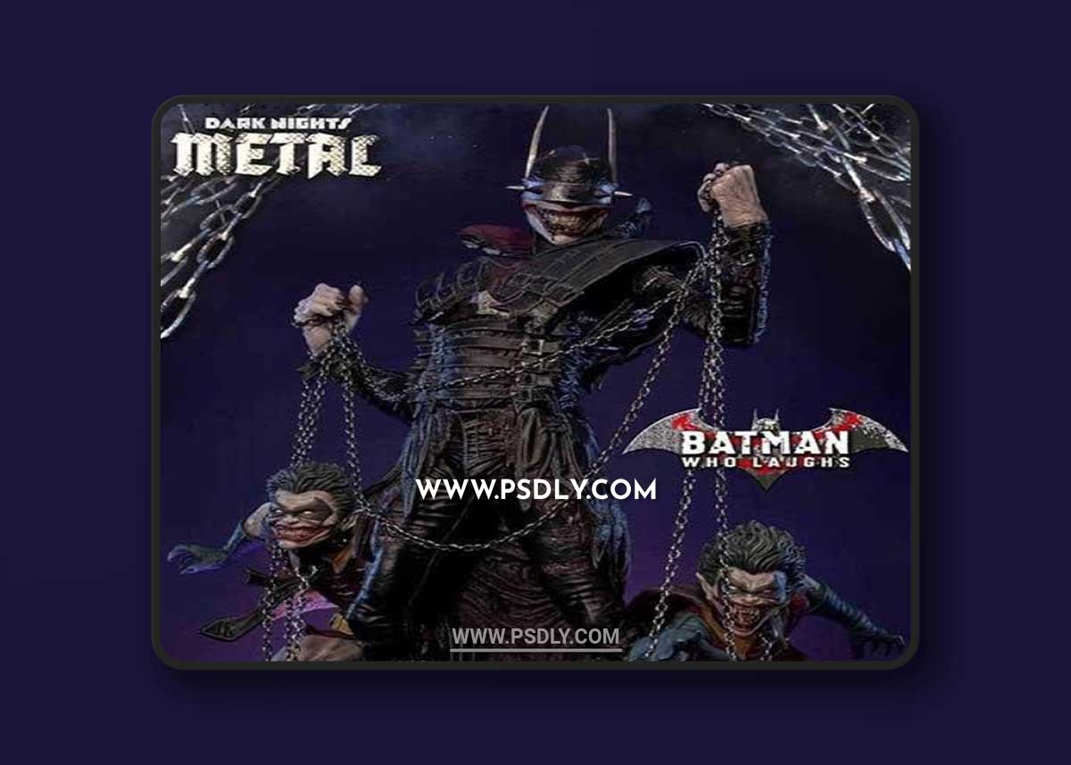 Batman Who Laughs 3D Print 3D Model