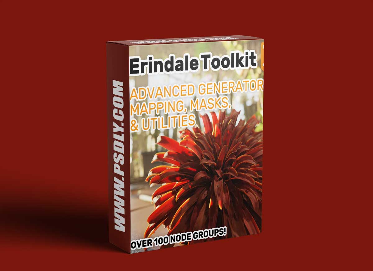 Blender Market - Erindale Toolkit - Advanced Geometry Nodes Groups v3.1.2