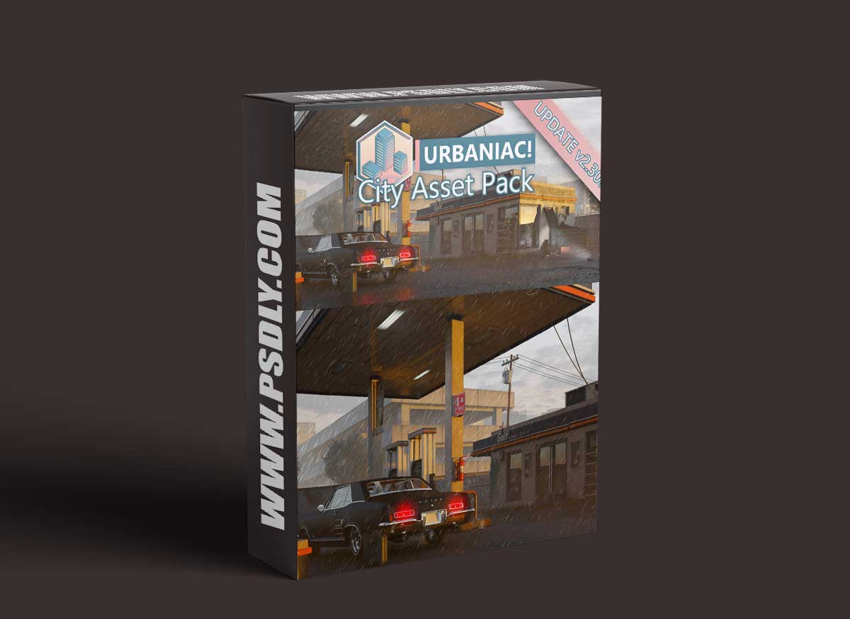 Blender Market - URBANIAC! City Asset Pack PRO v2.30