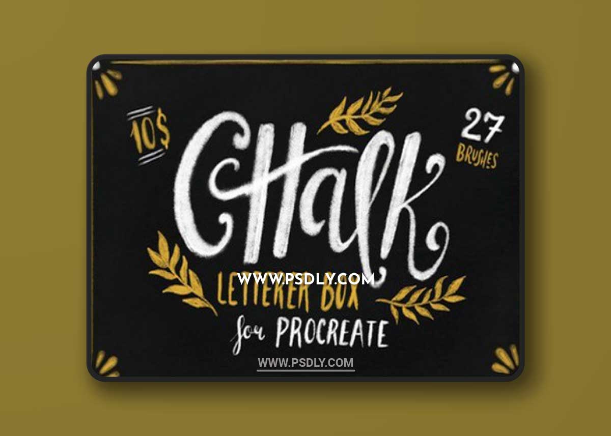 Chalk Letterer Box for Procreate