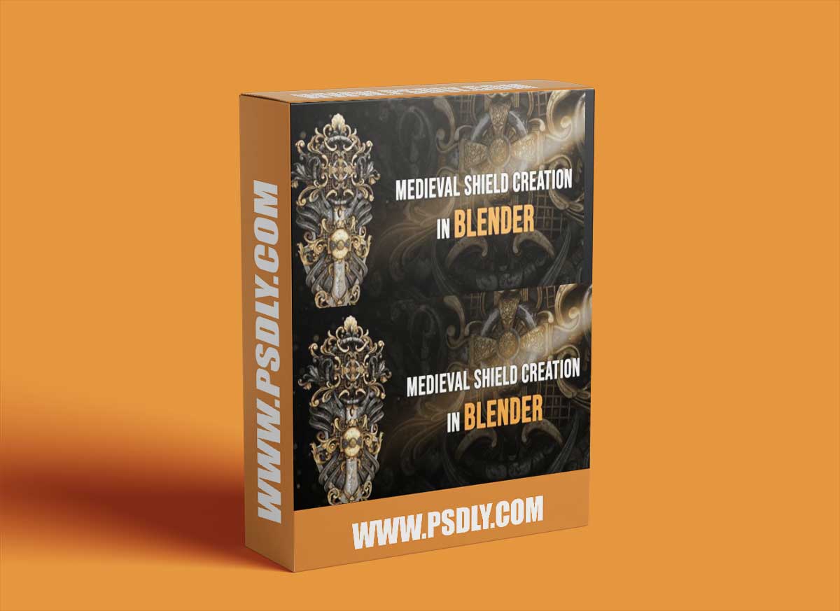 Create Super Detailed Shield In Blender Tutorial ( Modeling / Texturing / Render )