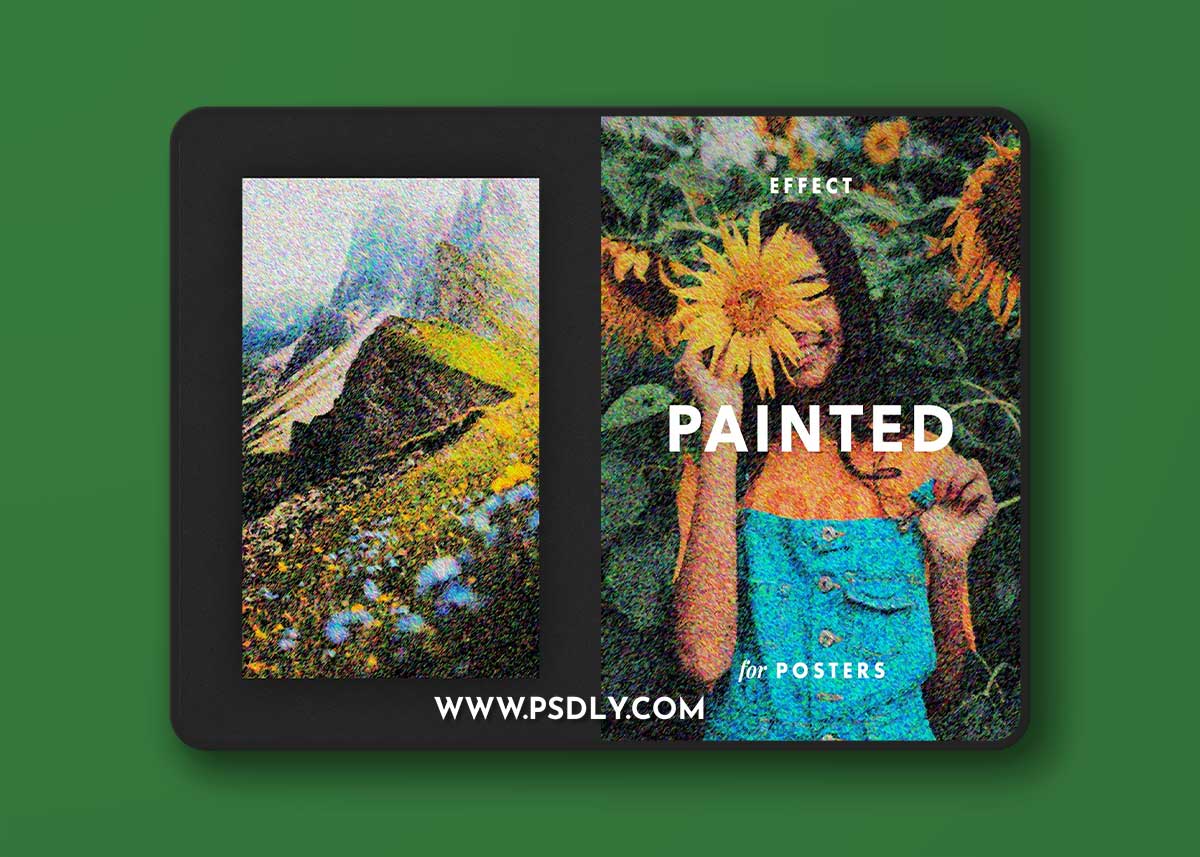 CreativeMarket - Painted Photo Effect for Posters 7035871