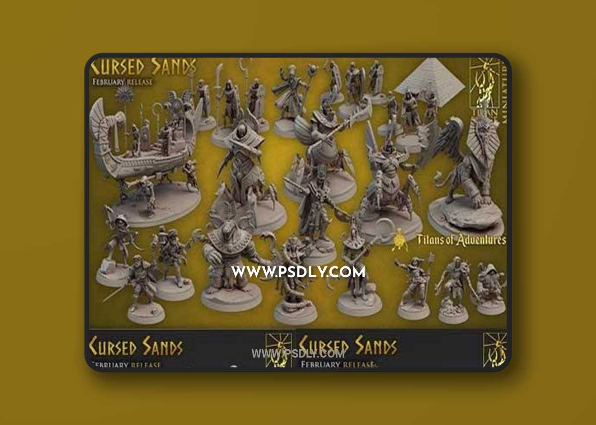 Cursed Sands 3D Print 3D Model