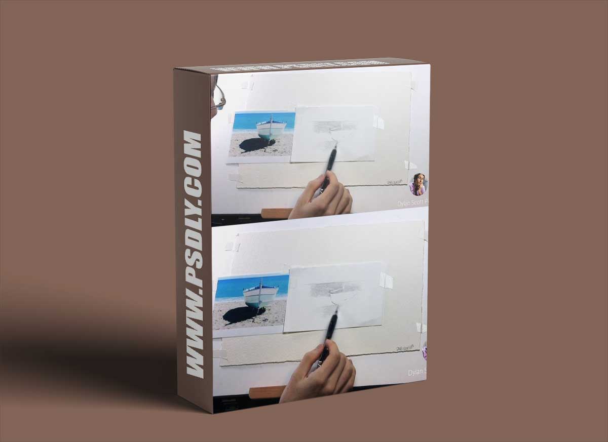 Dylan Pierce Watercolor Classes - Caribbean Boat