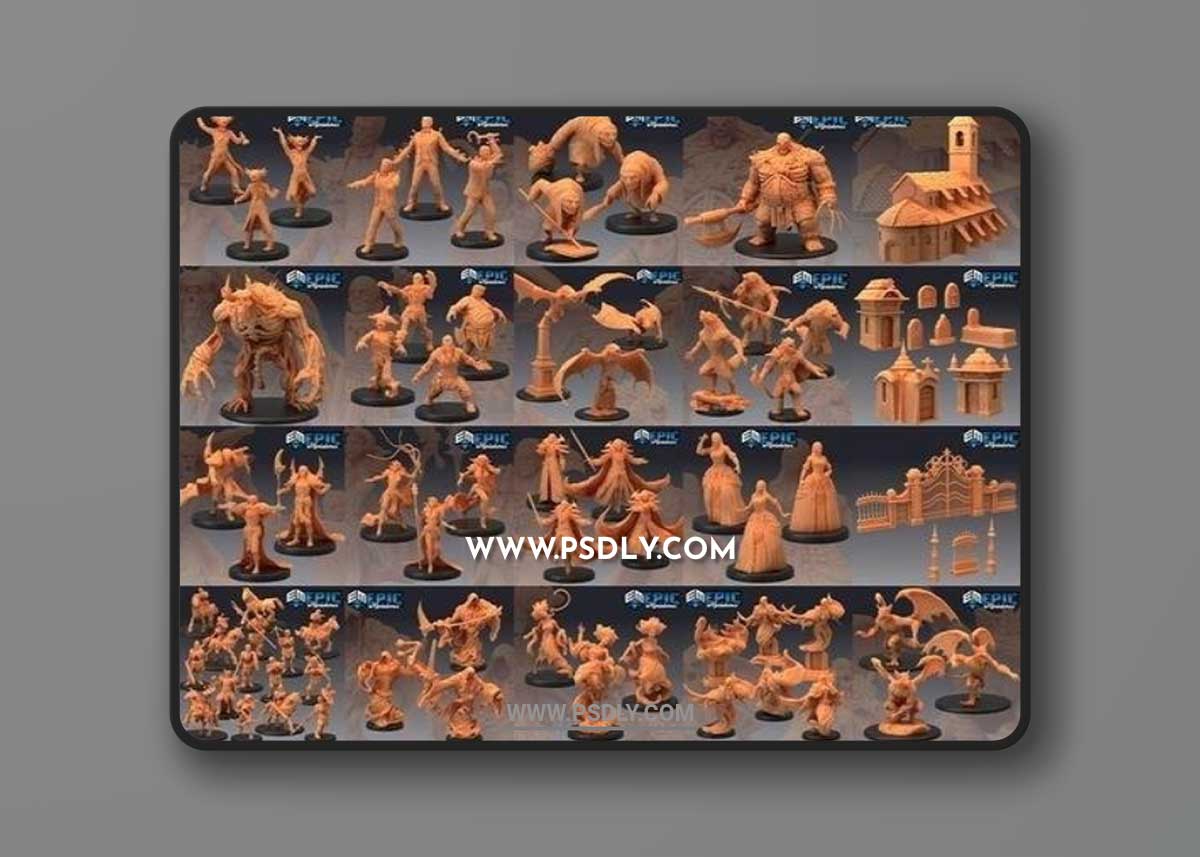 Epic Minis - Castle of Terror 3D Model